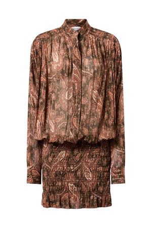 Miniabito Rania in georgette Paisley THE ANDAMANE | TM190156BTNV143PAISLEY